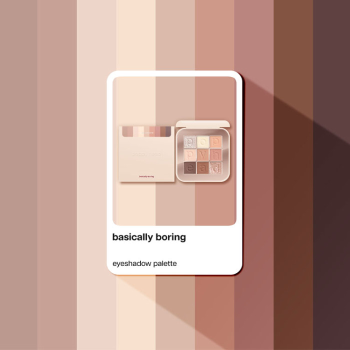 Палетка тіней для повік POPPY HEAD Basically Boring, 5 г, 5903843265184