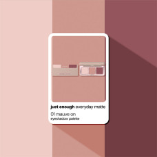 Палетка матовых теней для век POPPY HEAD Just Enough Everyday Matte, 01 Mauve On
