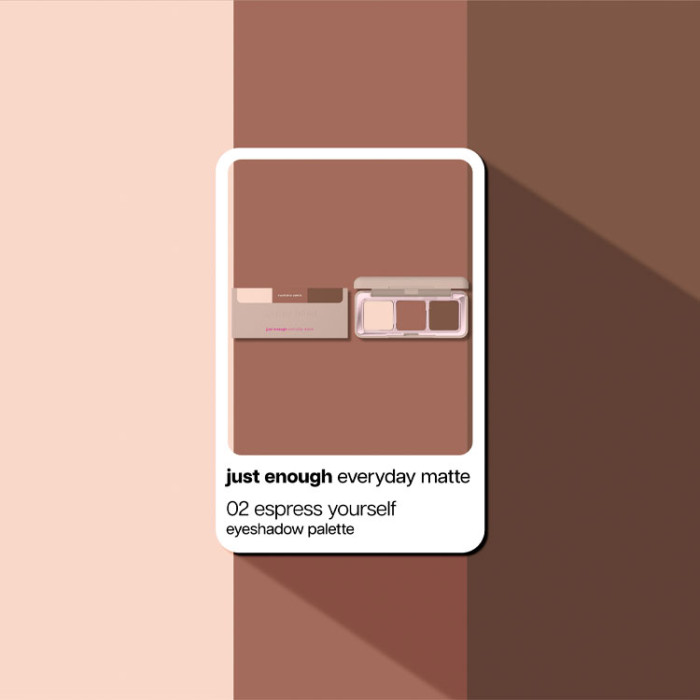 Палетка матових тіней для повік POPPY HEAD Just Enough Everyday Matte, 02 Espress Yourself, 5903843265504
