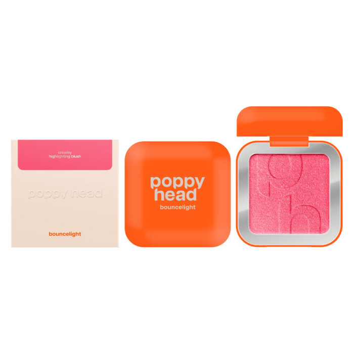 Кремові сяючі рум’яна POPPY HEAD Bouncelight, 03 Cheekup, 5903843265702