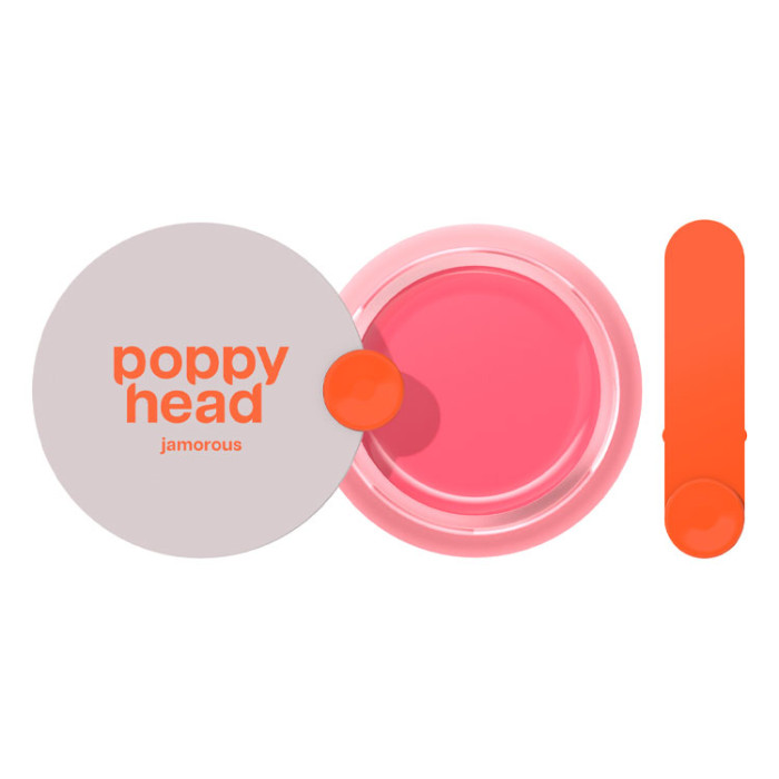 Маска для губ POPPY HEAD Jamorous Shimmer із мерехтливим ефектом, 01 Poptail, 5903843265740