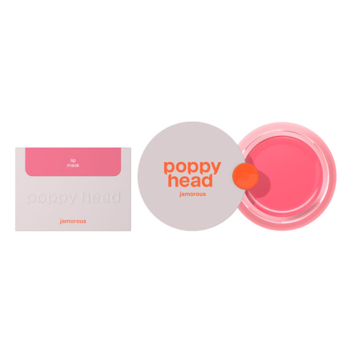 Маска для губ POPPY HEAD Jamorous Shimmer із мерехтливим ефектом, 01 Poptail, 5903843265740