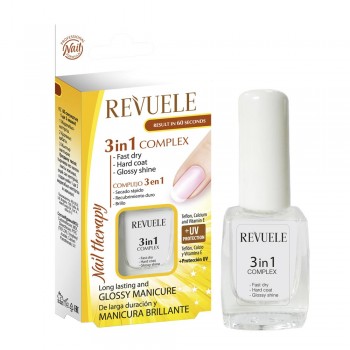 Заказать Комплекс для нігтів Revuele Nail Therapy 3 в 1 10 мл недорого