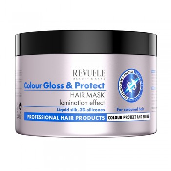 Заказать Маска для фарбованого волосся Revuele Color Gloss & Protect з ефектом ламінування 500 мл недорого