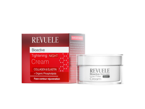 Крем нічний Revuele Bioactive Collagen & Elastin 50 мл
