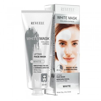 Заказать Експрес-маска для обличчя Revuele White Mask Collagen Express з колагеном 80 мл недорого