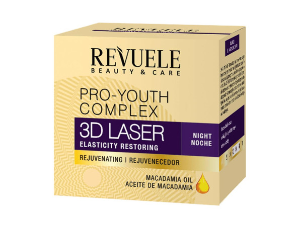 Крем для обличчя антивіковий нічний Revuele 3D Laser 50 мл