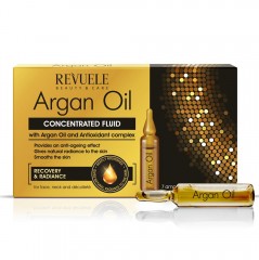 Концентрированный флюид Revuele Argan Oil для лица шеи и декольте 7х2мл