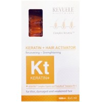 Ампули для волосся REVUELE KERATIN+ Активатор відновлення 8*5 мл