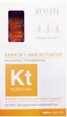 Ампулы для волос REVUELE KERATIN+ Активатор восстановления 8*5 мл