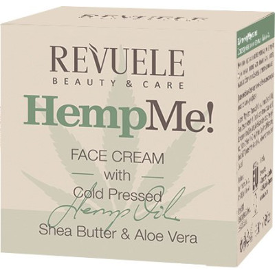 Крем для обличчя REVUELE HEMP ME для всіх типів шкіри з коноплею 50 мл