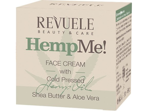 Крем для лица универсальный REVUELE HEMP ME для всех типов кожи с коноплей 50 мл