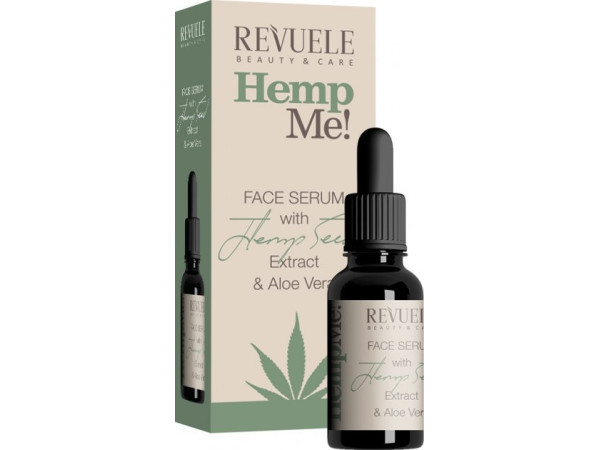 Сиворотка для лица REVUELE HEMP ME увлажняющая с коноплей 30 мл