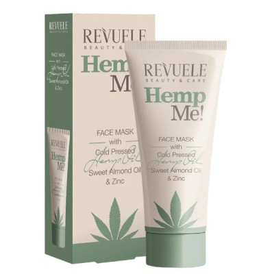 Маска для обличчя REVUELE HEMP ME очищаюча з коноплею 80 мл