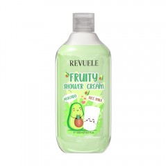 Крем для душу Revuele Fruity Shower Cream з авокадо та рисовим молоком 500 мл