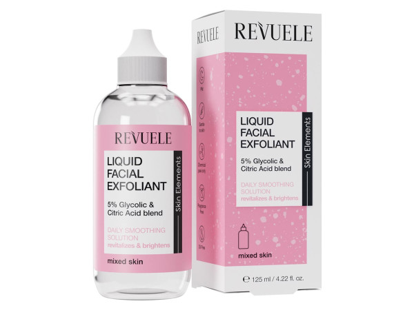 Эксфолиант для лица Revuele 5% смесь гликолевой и лимонной кислоты 125 мл