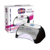 Лампа для манікюру RONNEY ALICE Nail Lamp CCFL + LED 48w (GY-LCL-015D) Black