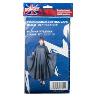 Перукарська накидка Ronney Professional чорна, розмір 150 x 175