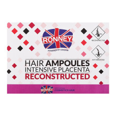 Ампули проти випадіння волосся RONNEY Intensive Placenta, 6 шт