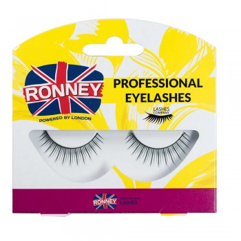 Заказать Накладные ресницы RONNEY Professional Eyelashes 00015 синтетические одиночные длина 35 мм недорого