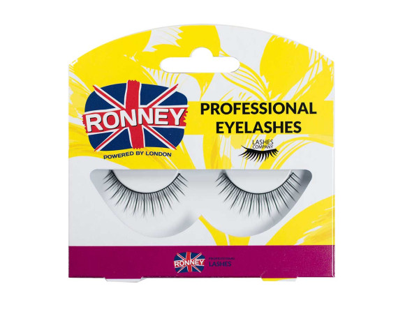 Накладные ресницы RONNEY Professional Eyelashes 00015 синтетические одиночные длина 35 мм