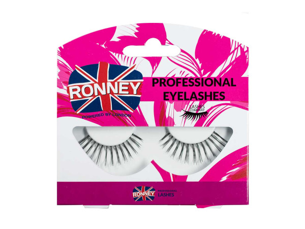 Накладные ресницы RONNEY Professional Eyelashes 00002 натуральные длина 33 мм RL