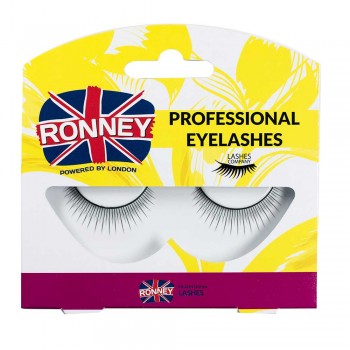 Заказать Накладні вії RONNEY Professional Eyelashes 00018 синтетичні одиночні, довжина 34 мм недорого