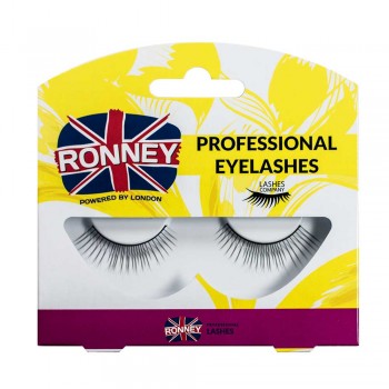 Накладные ресницы RONNEY Professional Eyelashes 00020 синтетические одиночные длина 30 мм