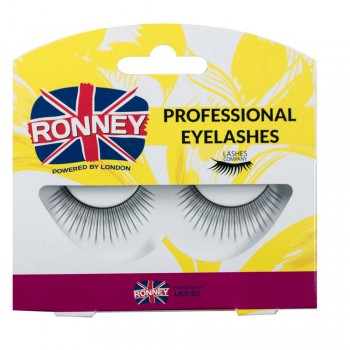 Накладні вії RONNEY Professional Eyelashes 00021 синтетичні одиночні, довжина 33 мм