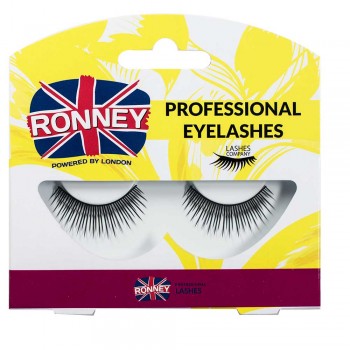 Накладні вії RONNEY Professional Eyelashes 00022 синтетичні одиночні, довжина 32 мм