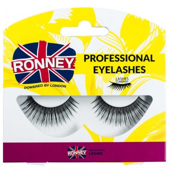Заказать Накладні вії RONNEY Professional Eyelashes 00025 синтетичні одиночні, довжина 33 мм недорого