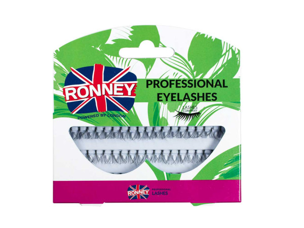 Накладные ресницы RONNEY Professional Eyelashes 00032 пучки ресниц по 7 волоскам 12 мм
