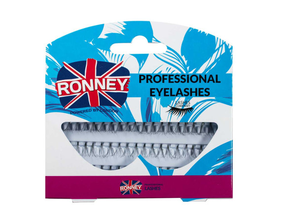 Накладные ресницы RONNEY Professional Eyelashes 00036 пучки по 5 волосков без узла