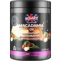 Маска укрепляющая RONNEY MACADAMIA OIL для слабых и сухих волос 1000 мл