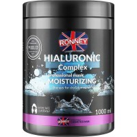 Маска з гіалуроновою кислотою RONNEY HIALURONIC COMPLEX для сухого та пошкодженого волосся 1000 мл