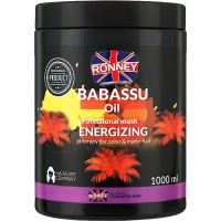 Маска для окрашенных волос RONNEY BABASSU OIL с маслом Бабасу 1000 мл