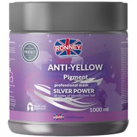 Маска RONNEY Professional SILVER POWER Anti-Yellow Pigment 1000 мл