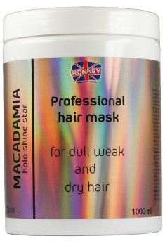 Заказать Укрепляющая маска RONNEY HoLo Shine Star Macadamia для сухих и ослабленных волос 1000 мл недорого