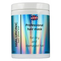 Зволожуюча маска RONNEY HoLo Shine Star Hyaluronic для сухого та пошкодженого волосся 1000 мл