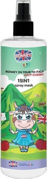 Заказать Незмивний спрей-кондиціонер RONNEY KIDS ON TOUR TO ITALY для легкого расчісування з ароматом вишні, 285 мл недорого
