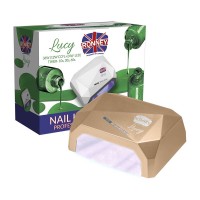 Лампа для маникюра RONNEY LUCY CCFL + LED 36w (GY-LCL-021) Gold