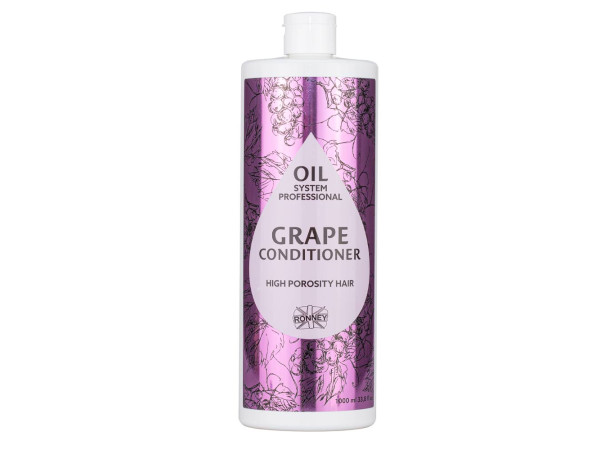 Кондиционер для пористых волос Ronney Professional Oil System Grape, 1000 мл