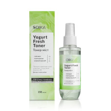 Тонер-міст для обличчя Soika Yoghurt Fresh Toner, 150 мл