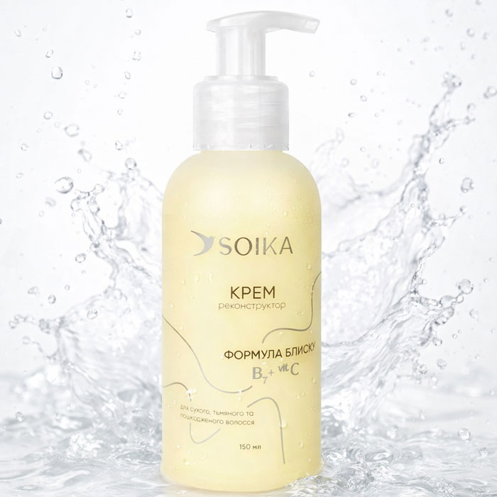 Крем-реконструктор для волос Soika Формула блеска, 150 мл