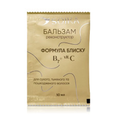 Бальзам-реконструктор для волосся Soika Формула блиску 10 мл