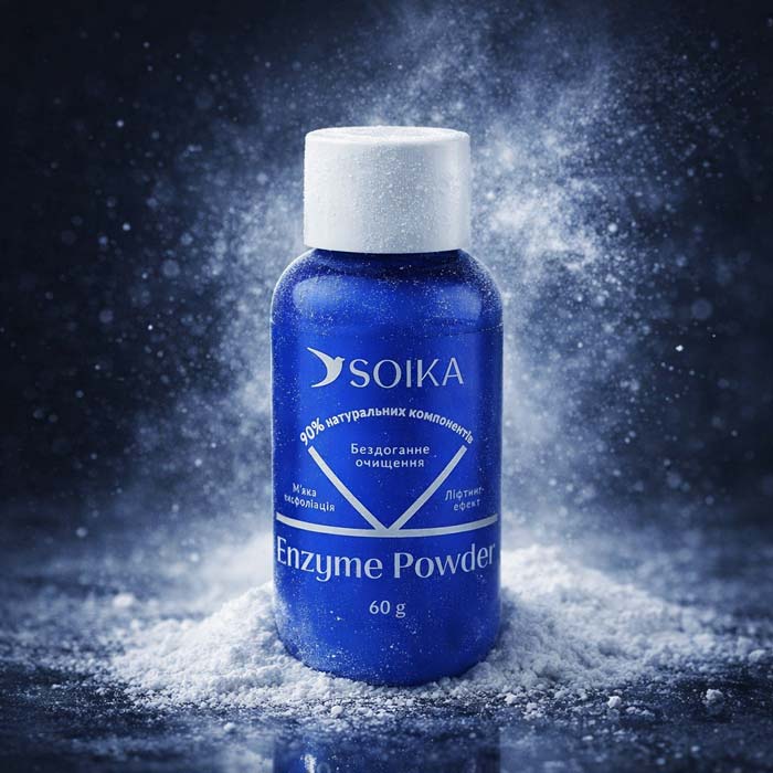 Пудра энзимная для умывания Soika Enzyme Powder с экстрактом центеллы и алоэ, 60 г