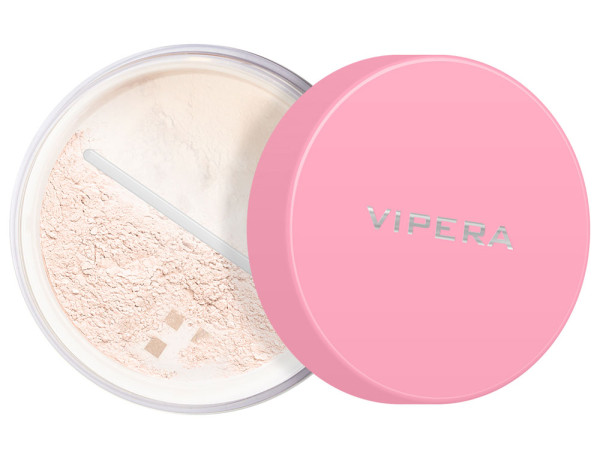 Рассыпчатая пудра с УФ-фильтром Vipera Face Loose Powder № 012 светоотражающая прозрачная 15 г