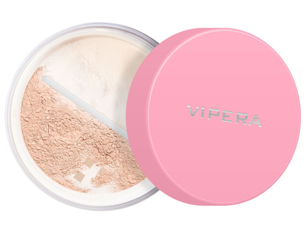 Рассыпчатая пудра с УФ-фильтром Vipera Face Loose Powder № 015 полупрозрачная осветляющая 15 г