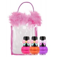 Набор детских лаков для ногтей в косметичке Vipera TuTu Peel Off №05 ( 4,1,2 )