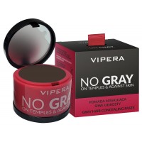 Тонирующая пудра-корректор Vipera No Gray для закрашивания седины и отростов волос №03 каштановая  7,7 г